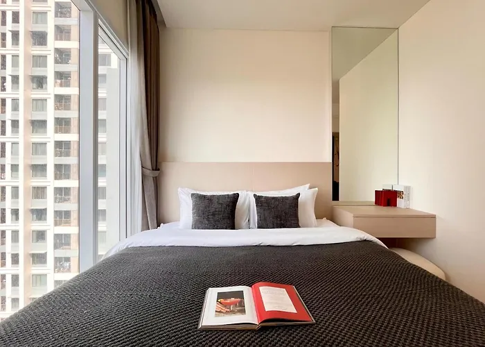 公寓 Near Bts L Workspace L Pool And Sauna 曼谷
