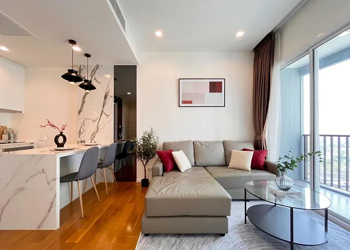 公寓 Near Bts L Workspace L Pool And Sauna 曼谷