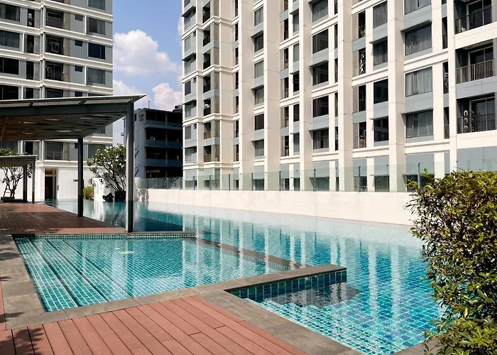 公寓 Near Bts L Workspace L Pool And Sauna 曼谷